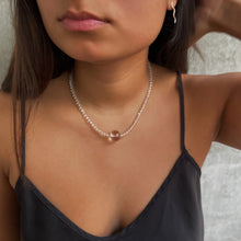 Load image into Gallery viewer, Cosmic Dancer Necklace Clear Quartz Sterling Silver