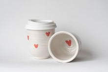 Load image into Gallery viewer, Westcoast Stoneware Handpainted Love Cup
