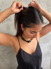 Load image into Gallery viewer, Ghost Dance Necklace Black Tourmaline Sterling Silver