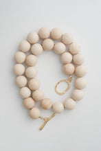 Load image into Gallery viewer, Fossil Beaded Necklace Large Gold