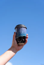 Load image into Gallery viewer, Westcoast Stoneware Reusable Coffee Cup Midnight Blue
