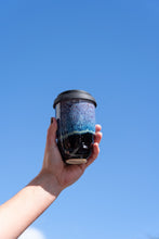 Load image into Gallery viewer, Westcoast Stoneware Reusable Coffee Cup Midnight Blue