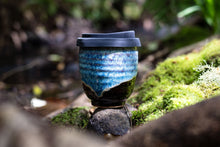 Load image into Gallery viewer, Westcoast Stoneware Reusable Coffee Cup Midnight Blue
