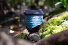 Load image into Gallery viewer, Westcoast Stoneware Reusable Coffee Cup Midnight Blue