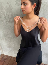 Load image into Gallery viewer, Heart of Glass Pendant Clear Quartz Sterling Silver