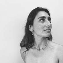 Load image into Gallery viewer, Satellite of Love Necklace Clear Quartz Sterling Silver