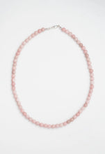 Load image into Gallery viewer, Pink Opal 6mm Necklace Sterling Silver