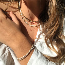 Load image into Gallery viewer, Rosalie Necklace Tigers Eye Sterling Silver