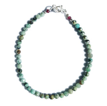 Load image into Gallery viewer, Mae Bracelet African Turquoise Sterling Silver