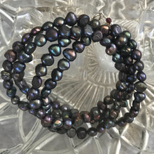 Load image into Gallery viewer, Arlia Necklace Blue Pearl Sterling Silver