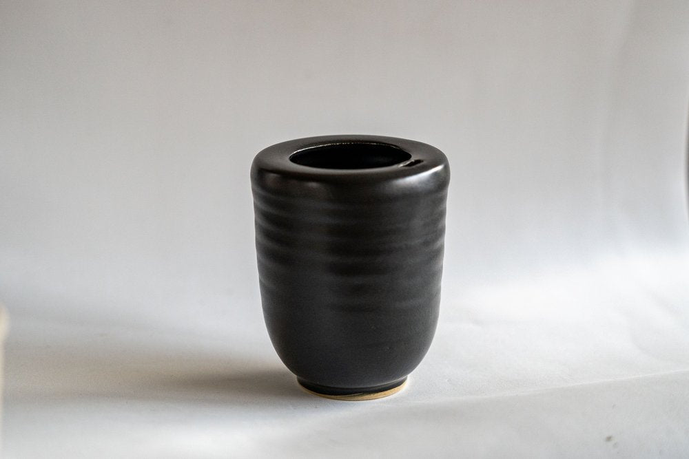 Westcoast Stoneware Anti Spill Reusable Cup Matte Black