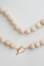 Load image into Gallery viewer, Fossil Beaded Necklace Large Gold
