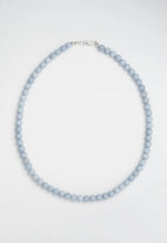 Load image into Gallery viewer, Angelite 6mm Necklace Sterling Silver
