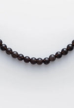 Load image into Gallery viewer, Smoky Quartz 6mm Necklace Sterling Silver
