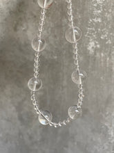 Load image into Gallery viewer, Satellite of Love Necklace Clear Quartz Sterling Silver
