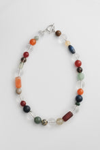 Load image into Gallery viewer, Mosaic Necklace Midnight Silver
