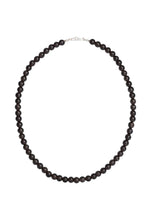 Load image into Gallery viewer, Smoky Quartz 6mm Necklace Sterling Silver
