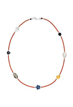 Load image into Gallery viewer, Astra Necklace Carnelian Sterling Silver
