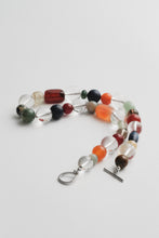 Load image into Gallery viewer, Mosaic Necklace Midnight Silver
