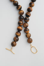Load image into Gallery viewer, Tigers Eye Beaded Necklace Large
