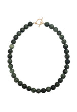 Load image into Gallery viewer, Jade Beaded Necklace Gold
