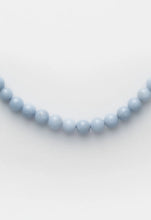Load image into Gallery viewer, Angelite 6mm Necklace Sterling Silver
